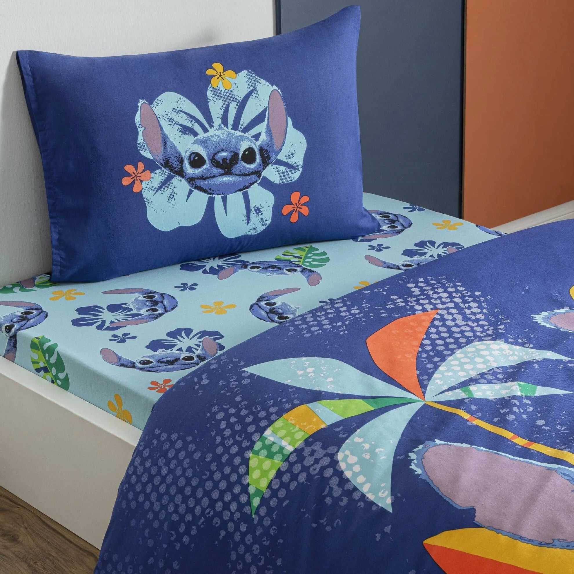 Постільна білизна TAC Disney 160×220 см Stitch Aloha