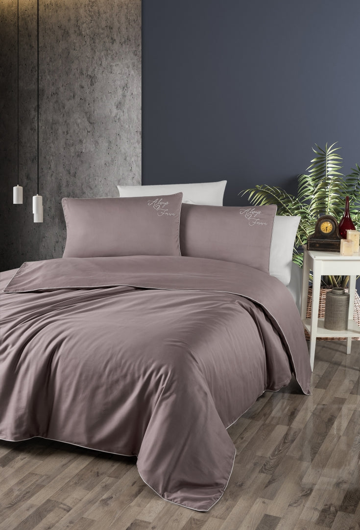 Постільна білизна First Choice Deluxe Satin 200 х 220 см Timeless Lilac