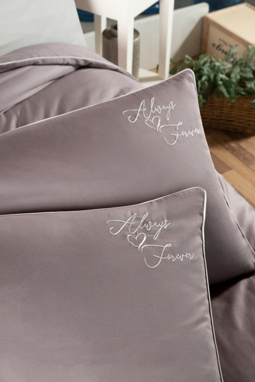 Комплект постільної білизни First Choice Deluxe Satin 200х220 Timeles Lilac