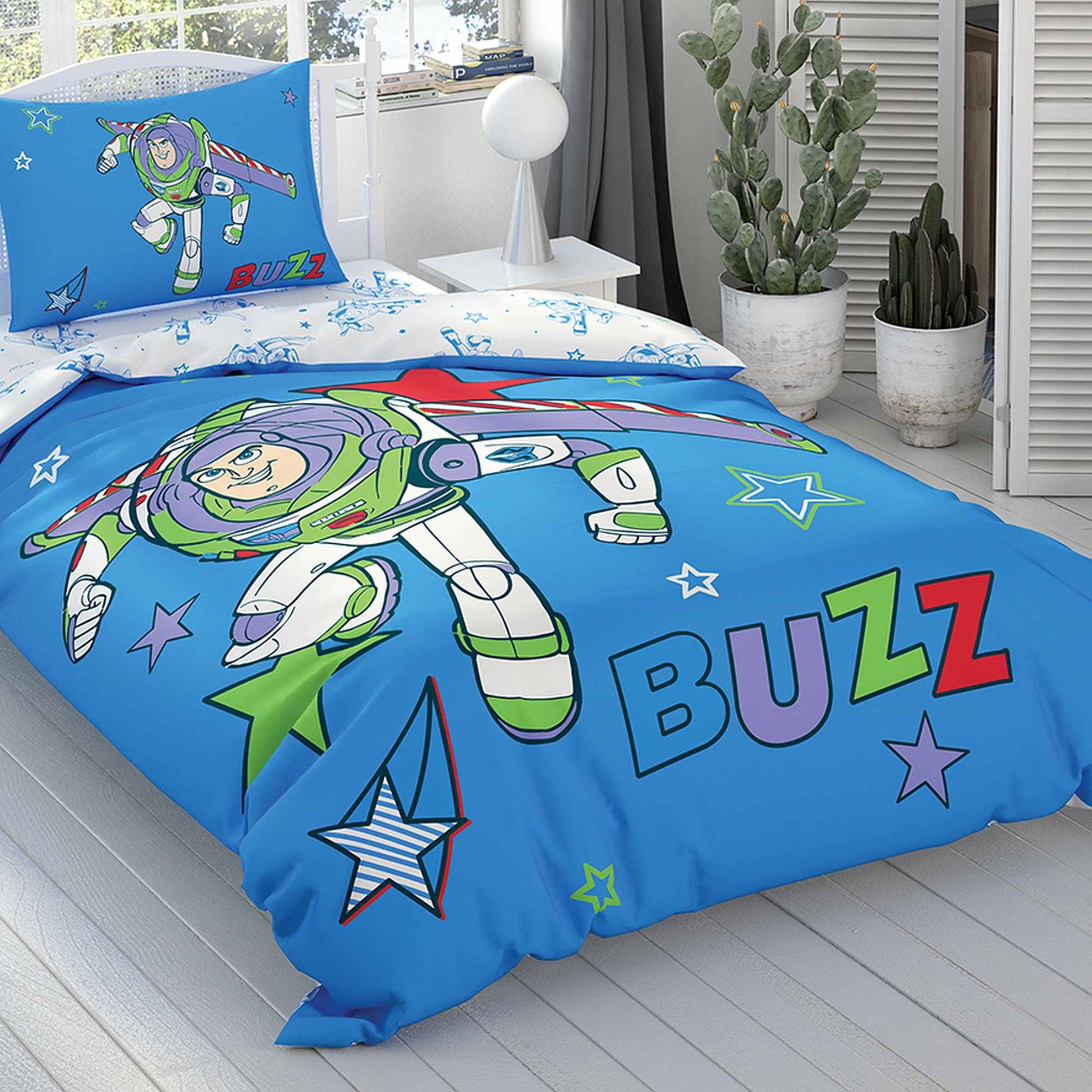 Постільна білизна TAC Disney 160x220 см Toy Story Buzz