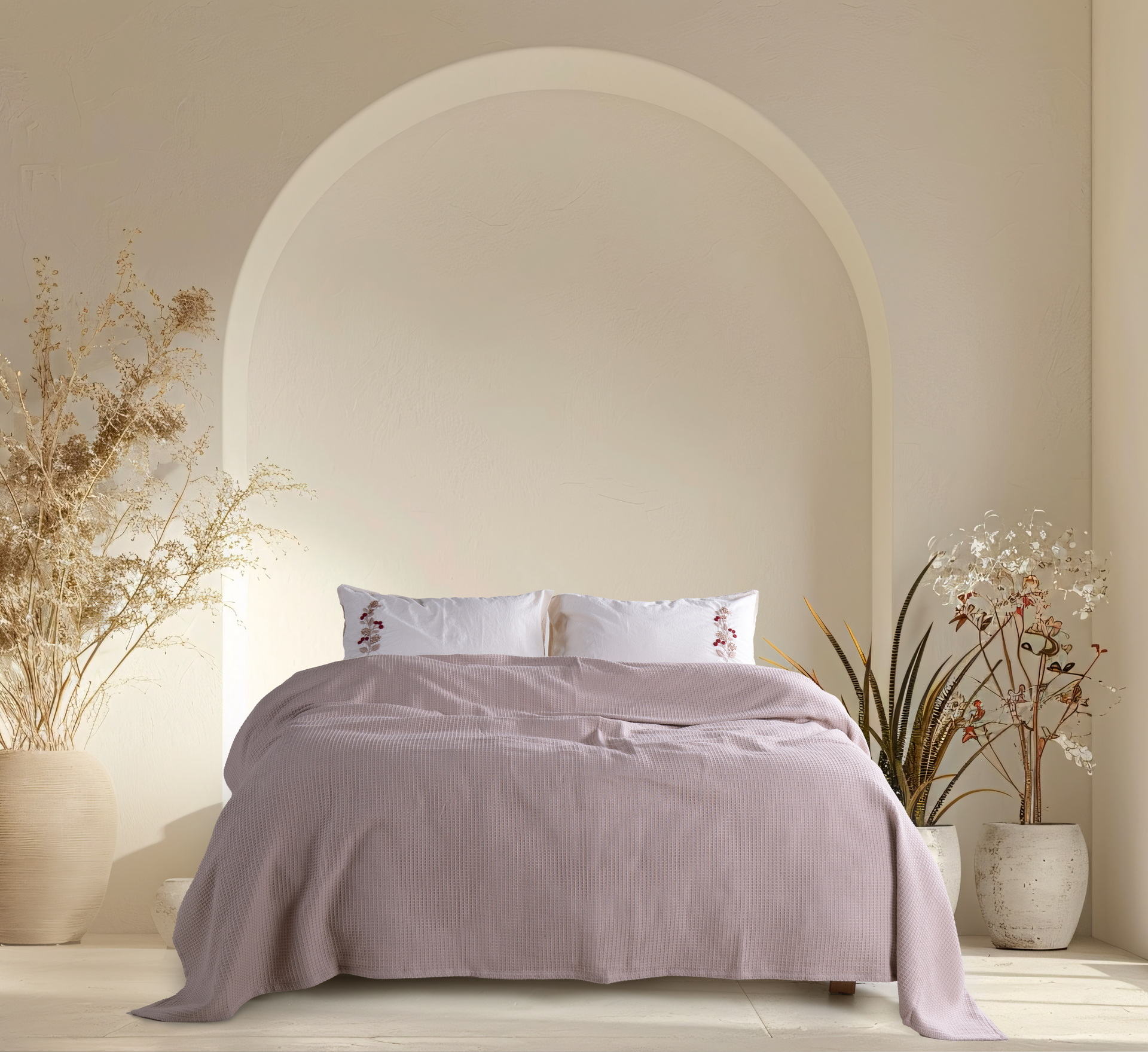 Постільна білизна з покривалом Turkiz Stonewashed 220 х 230 см Gul Tomurcuk