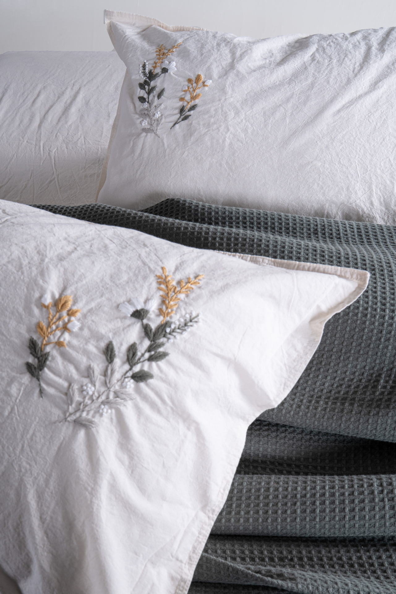 Постільна білизна з покривалом Turkiz Stonewashed 220 х 230 см Papatya